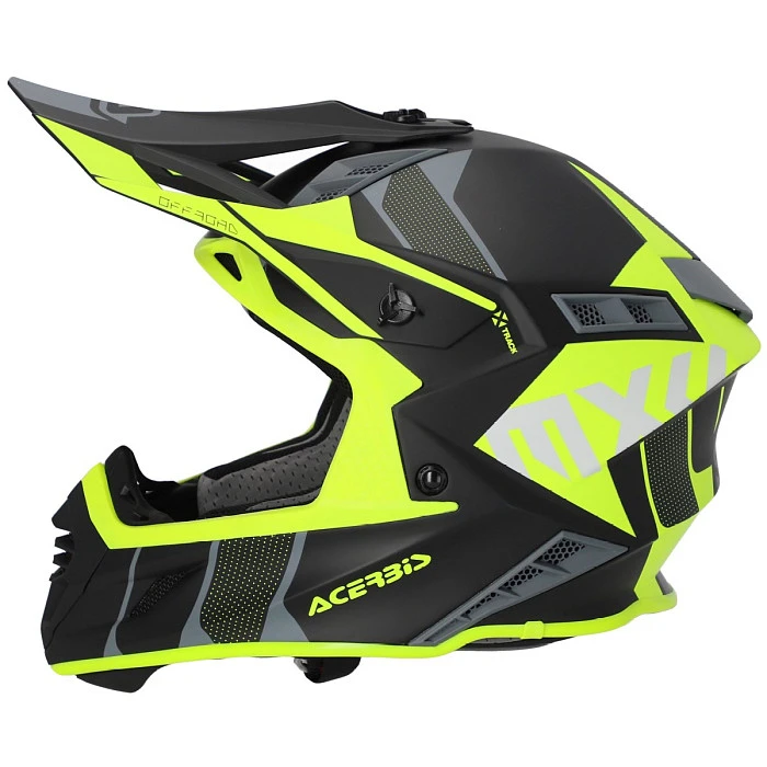 Acerbis X-Track 22-06 Black/Fluo-Yellow шлем внедорожный, черно-желтый
