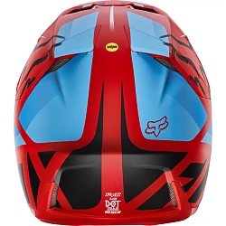 Fox Racing V3 Seca 2017 шлем кроссовый, красно-синий