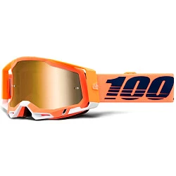 100% Racecraft 2 Coral / Mirror True Gold Lens мотоочки