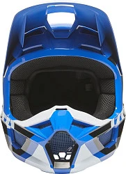 Fox Racing V1 Lux 2022 Blue шлем кроссовый