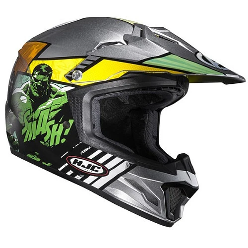 HJC CLXYII Avengers MC21 шлем кроссовый детский, черно-зелено-сине-красный