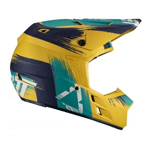 Leatt GPX 3.5 шлем кроссовый, желто-синий