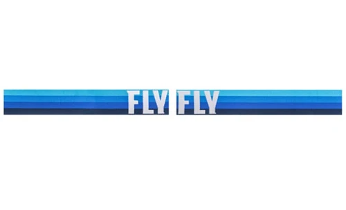 Fly Racing Zone 2022 мотоочки, черно-синий, синяя зеркальная линза