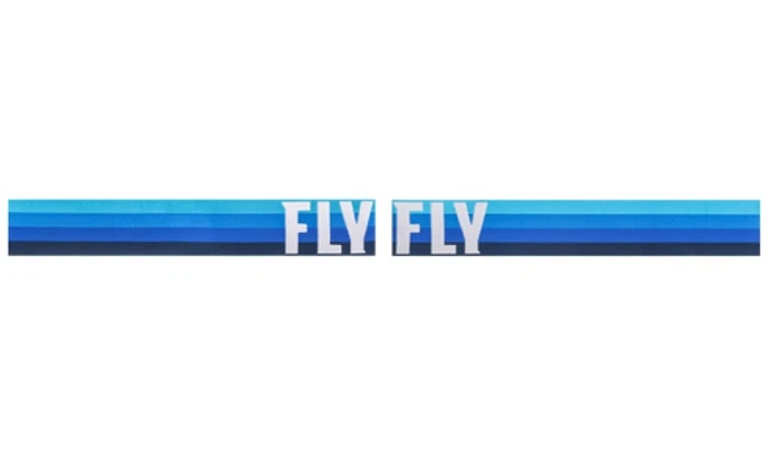 Fly Racing Zone 2022 мотоочки, черно-синий, синяя зеркальная линза