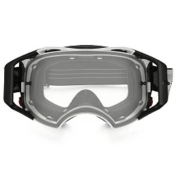 Oakley Airbrake Solid мотоочки белый, прозрачная линза (57-980)