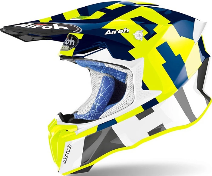 Airoh Twist 2.0 Frame Blue шлем внедорожный, синий