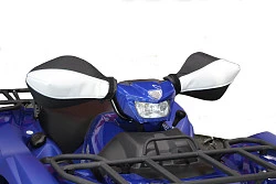 Мотокутюрье муфты на руль, черно-белый