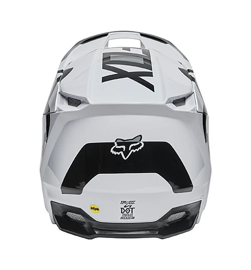 Fox Racing V1 Lux 2022 Black/White шлем кроссовый