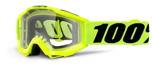 100% Accuri JR Fluo Yellow Clear Lens мотоочки детские