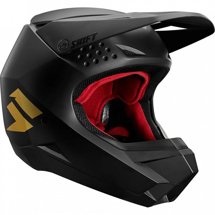 Shift White Label Youth LE Helmet Black/Gold шлем подростковый