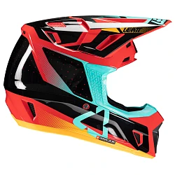 Leatt Kit Moto 7.5 V25 Red шлем кроссовый + Velocity 4.5 мотоочки