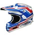 Shoei VFXW Salute TC-2 шлем кроссовый, сине-красно-белый
