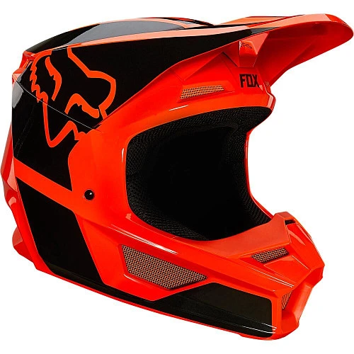 Fox Racing V1 Revn Flow Orange шлем кроссовый