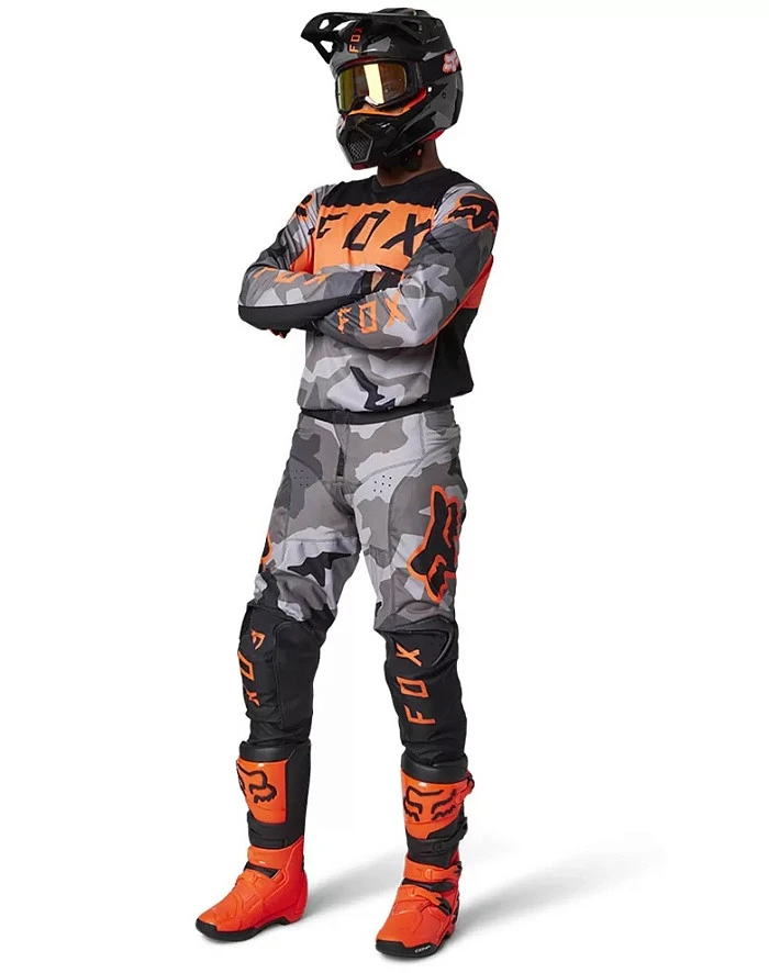 Fox Racing 180 Bnkr Grey Camo мотоштаны