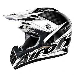 Airoh CR900 шлем кроссовый, черно-белый