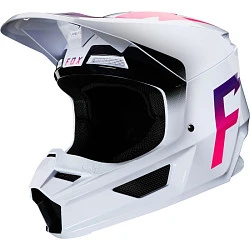 Fox Racing V1 Werd 2020 White шлем кроссовый