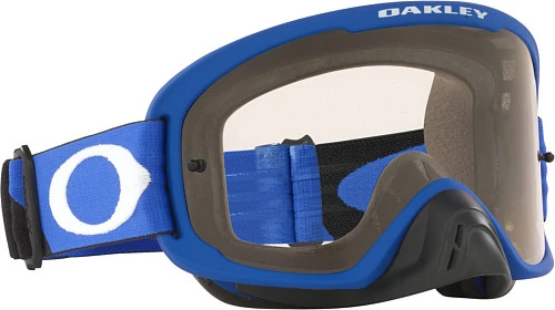 Oakley O-Frame 2.0  PRO MX Tuff Blocks мотоочки, сине-черный, прозрачная линза