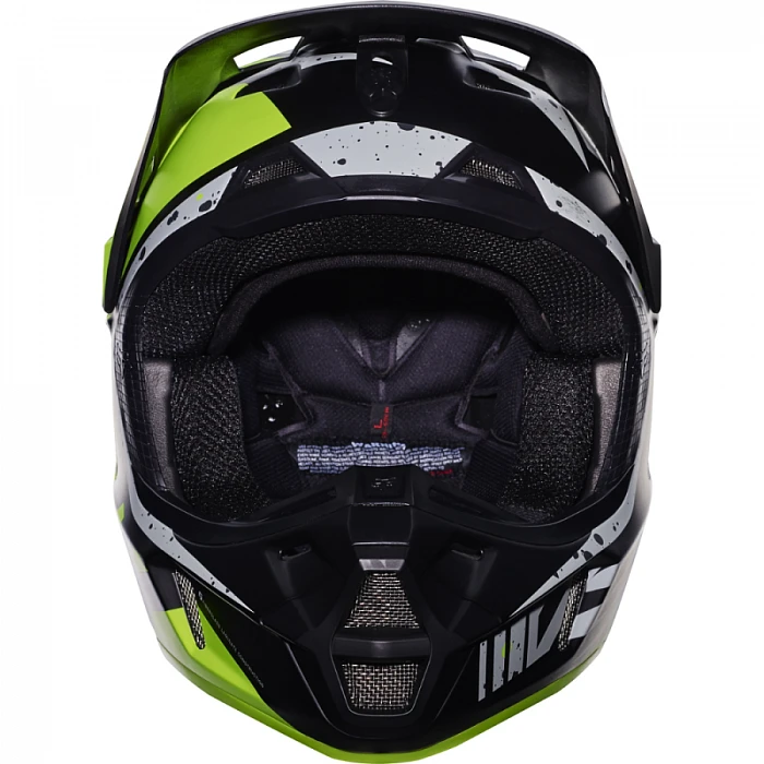Fox Racing V2 Nirv шлем кроссовый, серо-желтый