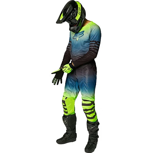 Fox Racing Airline Reepz Black/Yellow комплект