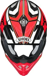 Shoei VFX-WR Brayton шлем кроссовый, красно-серо-черный