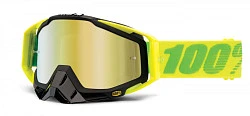 100% Racecraft Sour Patch/Mirror Gold Lens мотоочки, желто-зеленый, зеркальная золотистая линза