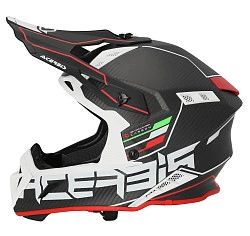 Acerbis Steel Carbon 22-06 Black/Red шлем внедорожный