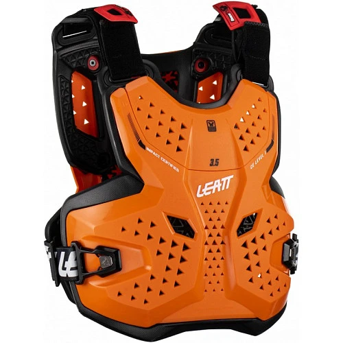 Leatt Chest Protector 3.5 Junior Orange/Black панцирь без плеч подростковый, оранжево-черный