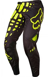 Fox Racing 360 Grav мотоштаны, черно-желтый