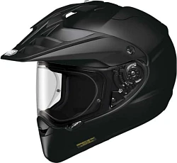 Shoei Hornet ADV Plain BLACK PinLock шлем эндуро, черный глянцевый