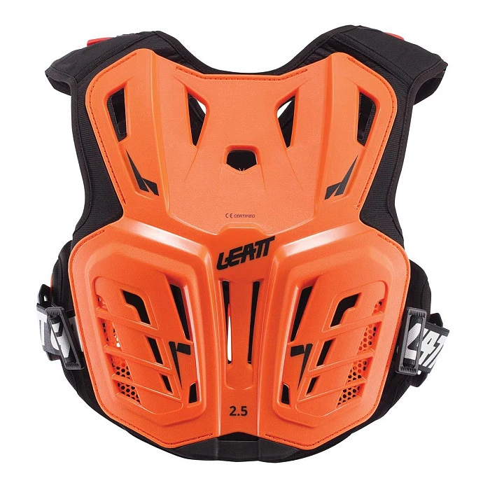 Leatt Chest Protector 2.5 Junior Orange/Black панцирь без плеч подростковый, оранжево-черный