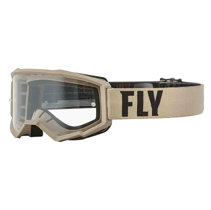 Fly Racing Focus Sand 2022 мотоочки, хаки