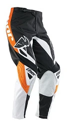 Thor Phase Streak мотоштаны, черно-бело-оранжевый