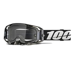 100% Armatic Enduro Moto Black / Clear Lens мотоочки, двойная линза, черный