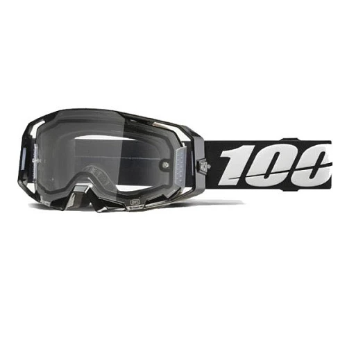 100% Armatic Enduro Moto Black / Clear Lens мотоочки, двойная линза, черный