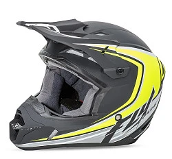 Fly Racing Kinetic Fullspeed 2017 шлем кроссовый, черно-желтый