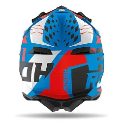 Airoh Terminator Open Vision Hanger шлем внедорожный, сине-красно-белый