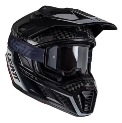Leatt Kit ADV 9.5 Carbon V25 Black шлем + Velocity 4.5 мотоочки