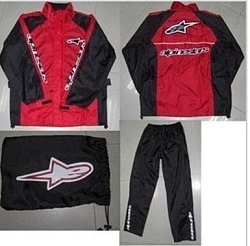 Alpinestars дождевик раздельный, красный