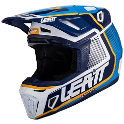 Leatt Kit Moto 8.5 V24 Ink шлем кроссовый + Velocity 5.5 мотоочки