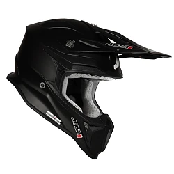 Just1 J18 Solid Matt Black шлем кроссовый