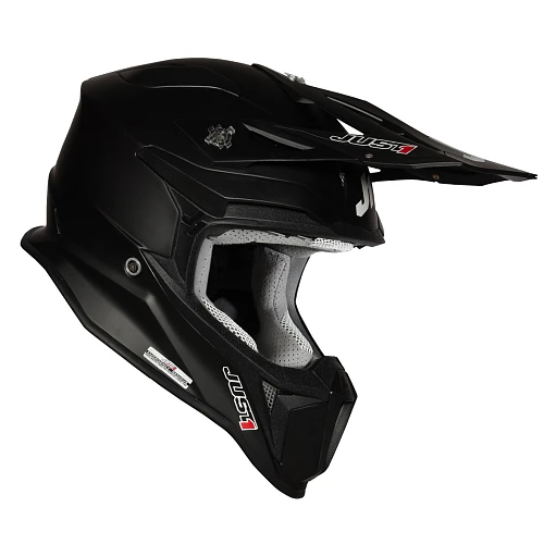 Just1 J18 Solid Matt Black шлем кроссовый
