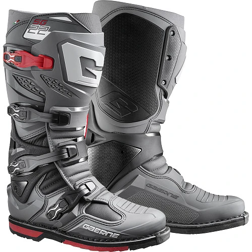 Gaerne SG22 Anthracite/Black/Red мотоботы кроссовые