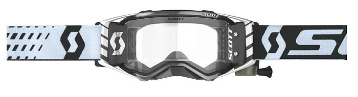 Scott Prospect WFS Black/White Сlear Lens мотоочки с перемоткой