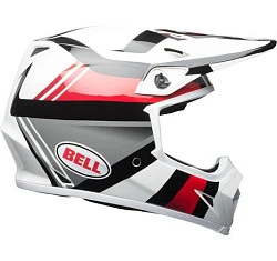 Bell MX-9 Mips Marauder шлем кроссовый, бело-черно-красный