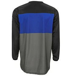 Fly Racing F-16 2022 джерси, сине-серо-черный (уценка)