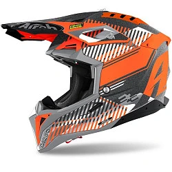 Airoh Aviator 3 Wave Orange Chrome шлем внедорожный
