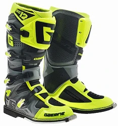 Gaerne SG12 мотоботы кроссовые, черно-салатово-желтый