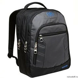 OGIO Colton Black/Silver рюкзак, черно-серебристый