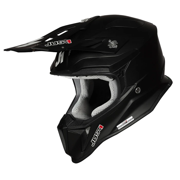 Just1 J18 Solid Matt Black шлем кроссовый