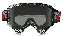 Oakley O-Frame Podium Check мотоочки, темно-серая линза